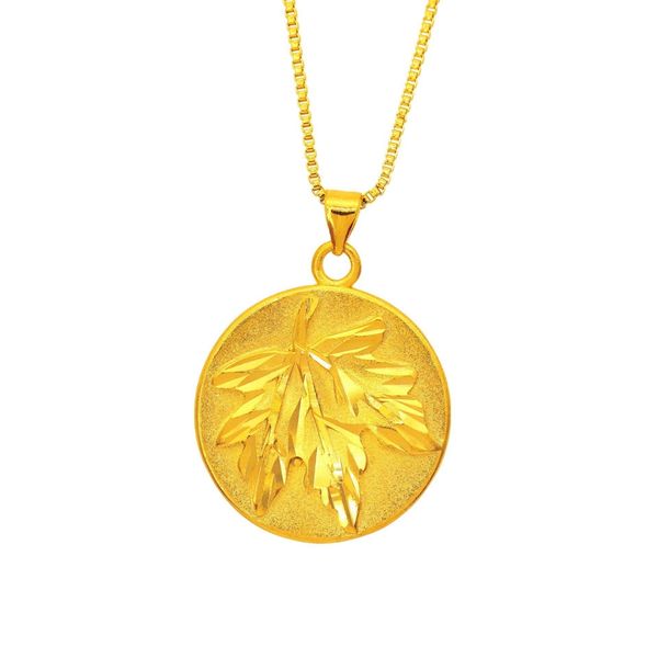 cirlcle leaf design 18k yellow gold filled round pendant chain for women girl, Silver
cirlcle leaf design 18k yellow gold filled round pendant chain for women girl, Silver