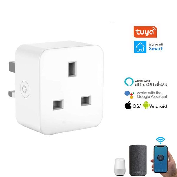 smart power plugs socket wifi plug, 16a uk wireless house inteligente decoration socket, can be used with google assistant and alexa
smart power plugs socket wifi plug, 16a uk wireless house inteligente decoration socket, can be used with google assistant and alexa
