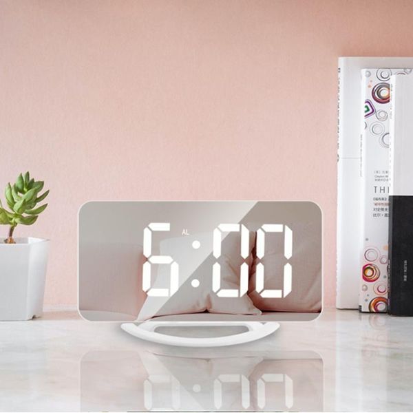 wall clocks led mirror clock mini digital alarm table with snooze function 3 adjustable brightness auto-adapt backlight
wall clocks led mirror clock mini digital alarm table with snooze function 3 adjustable brightness auto-adapt backlight