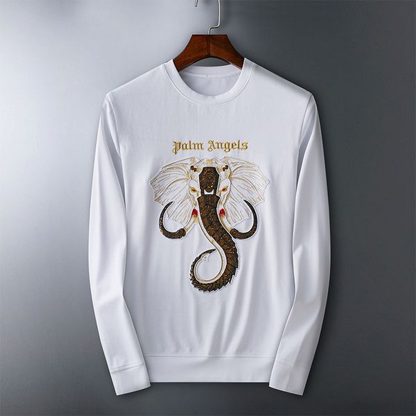 fashion fleece hoodies european sweater men's autumn and winter brand sequin embroidery slim fitting mercerized cotton bottom shirt lon, Black
fashion fleece hoodies european sweater men's autumn and winter brand sequin embroidery slim fitting mercerized cotton bottom shirt lon, Black