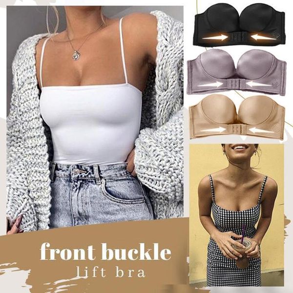 bras women's underwear fashion invisible strapless non-slip adjustment rimless push up bra front closure stanik samoprzylepny 00, Red;black
bras women's underwear fashion invisible strapless non-slip adjustment rimless push up bra front closure stanik samoprzylepny 00, Red;black