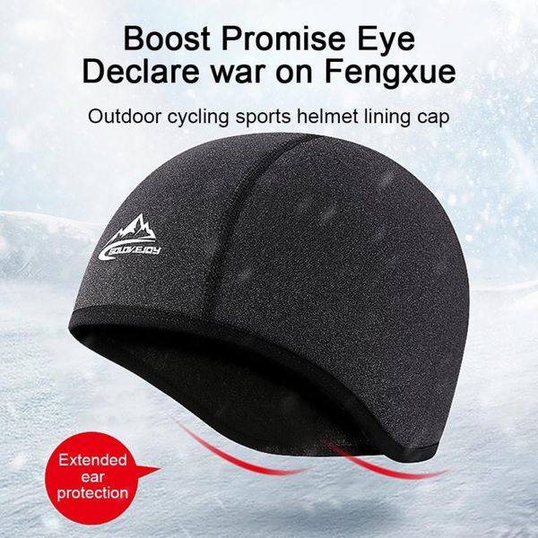 bike helmet liner skull cap cycling beanie with ear covers thermal retention and performance moisture wicking hat caps & masks, Black
bike helmet liner skull cap cycling beanie with ear covers thermal retention and performance moisture wicking hat caps & masks, Black