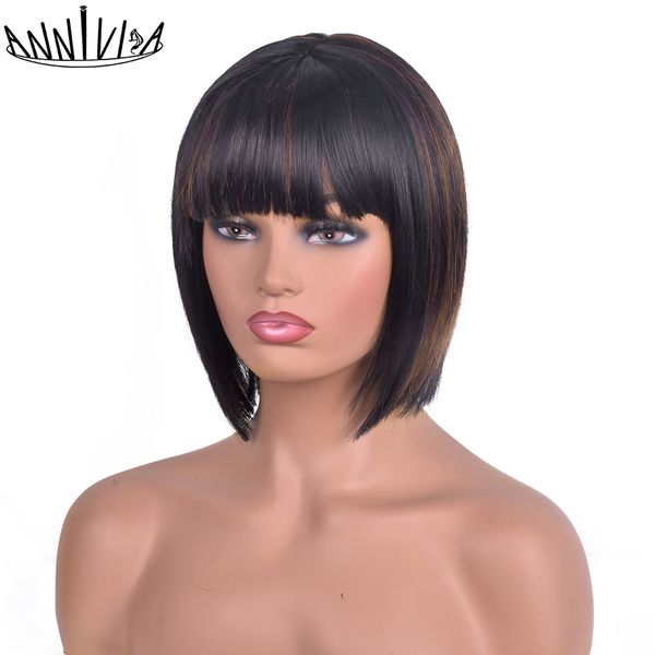 8inch short straight bob wig with bangs synthetic glueless ombre cosplay wigs for black or white women heat resistant annivia
8inch short straight bob wig with bangs synthetic glueless ombre cosplay wigs for black or white women heat resistant annivia