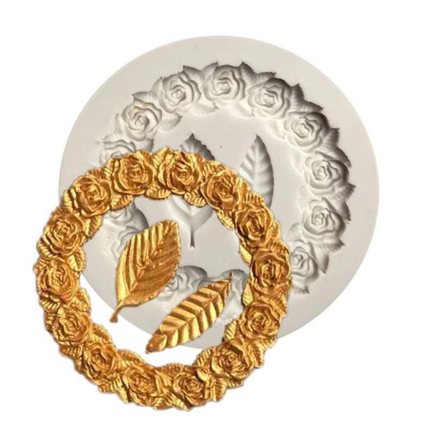 circle flower baking mold silicone fondant mould cake decorating tools chocolate tool garland leaf shaped decoration
circle flower baking mold silicone fondant mould cake decorating tools chocolate tool garland leaf shaped decoration
