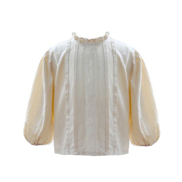 spring and autumn girls' soft lace collar shirt and children's standing collar puffy sleeve blouse kids clothing 210701, White;black
spring and autumn girls' soft lace collar shirt and children's standing collar puffy sleeve blouse kids clothing 210701, White;black