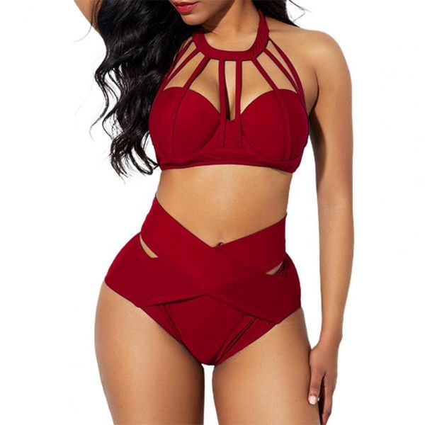 women's swimwear women summer solid color set for beachwear hollow out stretchy 2 pcs/sets, White;black
women's swimwear women summer solid color set for beachwear hollow out stretchy 2 pcs/sets, White;black