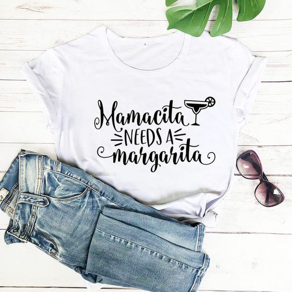 mamacita needs a margarita funny women t shirt new arrival 100%cotton casual funny t shirt mothers day gift mom lift shirt, White
mamacita needs a margarita funny women t shirt new arrival 100%cotton casual funny t shirt mothers day gift mom lift shirt, White