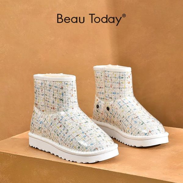 boots beautoday snow women ankle transparent waterproof layer round toe slip-on winter ladies colorful fur shoes handmade 08027, Black
boots beautoday snow women ankle transparent waterproof layer round toe slip-on winter ladies colorful fur shoes handmade 08027, Black