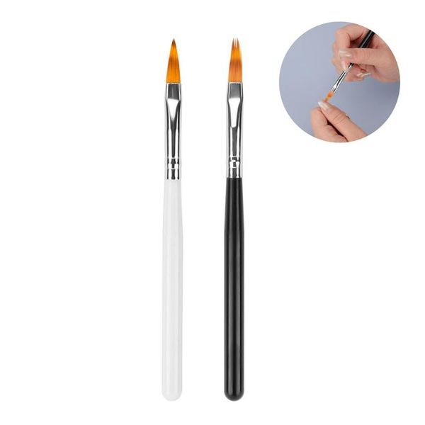 nail brushes 2pcs soft artificial wool bristles art brush set with black white wooden handle gel builder painting drawing pen, Yellow
nail brushes 2pcs soft artificial wool bristles art brush set with black white wooden handle gel builder painting drawing pen, Yellow