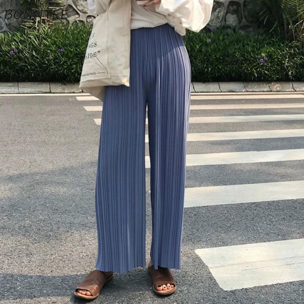 women's pants & capris women summer korean style chic solid all-match casual womens pleated trendy ladies loose wide leg pant, Black;white
women's pants & capris women summer korean style chic solid all-match casual womens pleated trendy ladies loose wide leg pant, Black;white