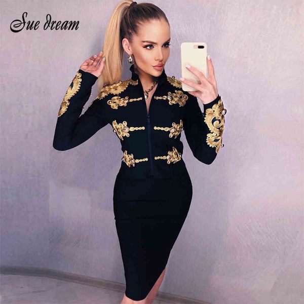 summer women's fashion black 2 two-piece long-sleeved button tassel & high waist skirt club party bandage set 210519, White
summer women's fashion black 2 two-piece long-sleeved button tassel & high waist skirt club party bandage set 210519, White