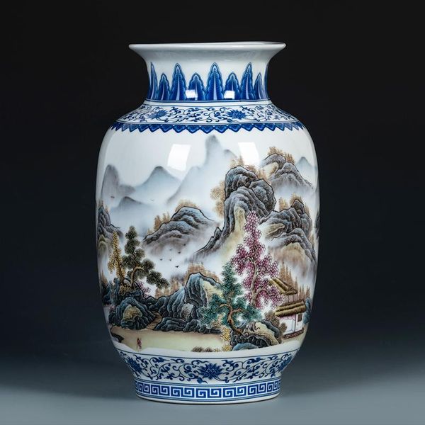 ceramic vase home decoration lotus peacock mountain print pottery creative souvenirs collections vases
ceramic vase home decoration lotus peacock mountain print pottery creative souvenirs collections vases