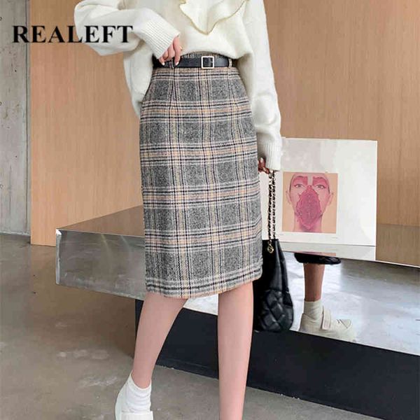 autumn winter vintage plaid woolen women midi skirts with belt high waist back split female a-line wrap skirt 210428, Black
autumn winter vintage plaid woolen women midi skirts with belt high waist back split female a-line wrap skirt 210428, Black