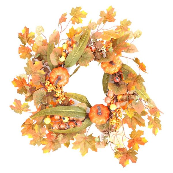 decorative flowers & wreaths 1pc pumpkin decoration wreath thanksgiving day decor (orange)
decorative flowers & wreaths 1pc pumpkin decoration wreath thanksgiving day decor (orange)