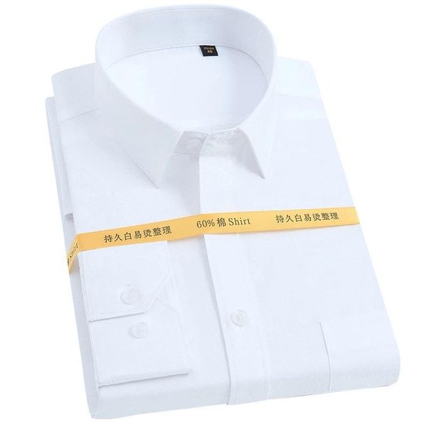men's casual shirts classic long sleeve basic solid dress shirt single patch pocket formal business social standard-fit white working, White;black
men's casual shirts classic long sleeve basic solid dress shirt single patch pocket formal business social standard-fit white working, White;black