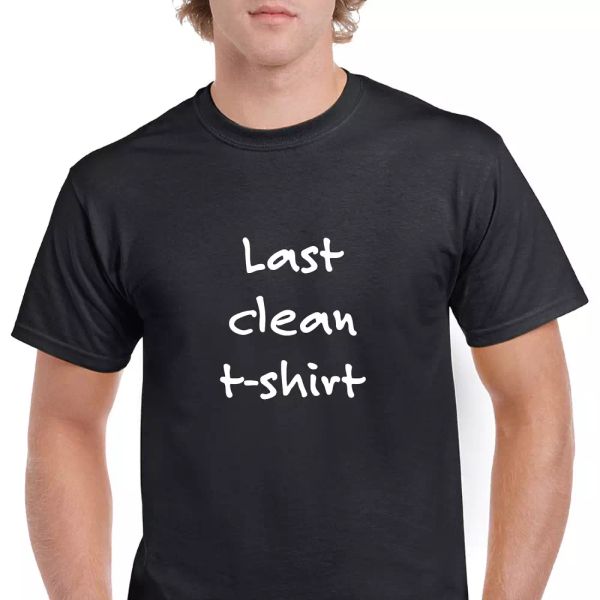 Last Clean T-Shirt Graphic Tee Funny Joke Cotton Solid Black White T-Shirt S-5XL, White;black
Last Clean T-Shirt Graphic Tee Funny Joke Cotton Solid Black White T-Shirt S-5XL, White;black