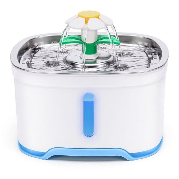 cat bowls & feeders 2.4l water fountain dog drinking bowl pet dispenser usb powered dish made by stainless steel led indicator
cat bowls & feeders 2.4l water fountain dog drinking bowl pet dispenser usb powered dish made by stainless steel led indicator