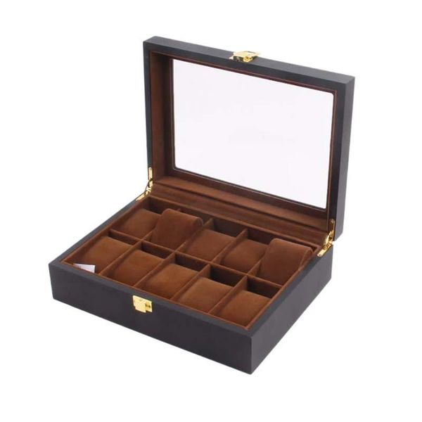 watch boxes & cases black box case wooden storage organizer pillows 6 12 slots luxury display gift, Black;blue
watch boxes & cases black box case wooden storage organizer pillows 6 12 slots luxury display gift, Black;blue