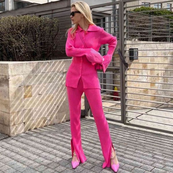 women's two piece pants set of two female slim pieces, fashion, set, long sleeve, with v-neck, button and pants, casual clothing the6, White
women's two piece pants set of two female slim pieces, fashion, set, long sleeve, with v-neck, button and pants, casual clothing the6, White