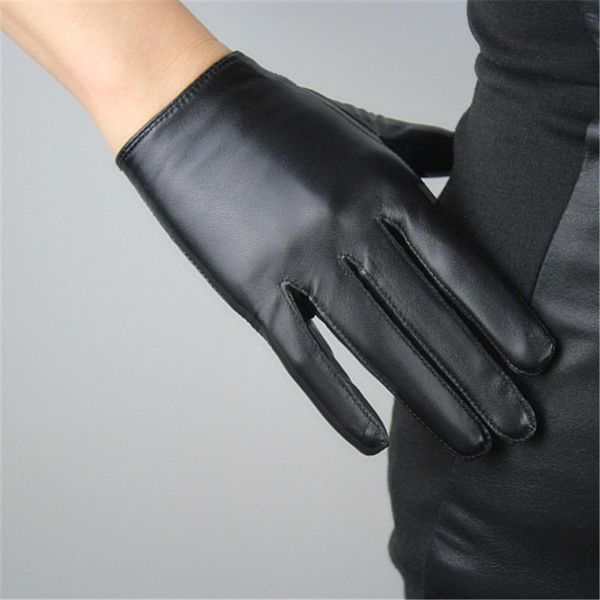 fingerless gloves touchscreen female genuine leather pure sheepskin short style black european version slender fingers woman tb72, Blue;gray
fingerless gloves touchscreen female genuine leather pure sheepskin short style black european version slender fingers woman tb72, Blue;gray