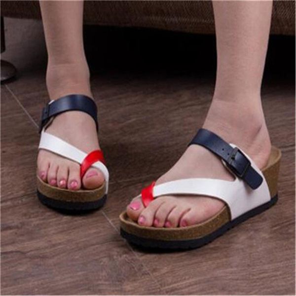 slippers fashion designer platform med heel cork slipper women summer cross buckle casual beach wedge trifle outside slide, Black
slippers fashion designer platform med heel cork slipper women summer cross buckle casual beach wedge trifle outside slide, Black