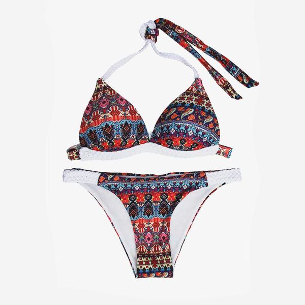 women's swimwear color retro printing bandage premium acrylic fashion swimsuit 2021 bathsuit swimming suit bikini set, White;black
women's swimwear color retro printing bandage premium acrylic fashion swimsuit 2021 bathsuit swimming suit bikini set, White;black