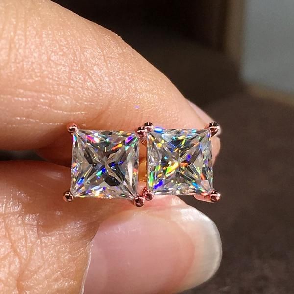 stud luxury female white zircon small earrings classic rose gold color simple crystal square wedding for women, Golden;silver
stud luxury female white zircon small earrings classic rose gold color simple crystal square wedding for women, Golden;silver