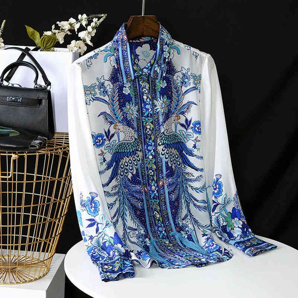 women's blouses & shirts chique elegant from vintage 2021 spring floral autumn printing long sleeves c367, White
women's blouses & shirts chique elegant from vintage 2021 spring floral autumn printing long sleeves c367, White