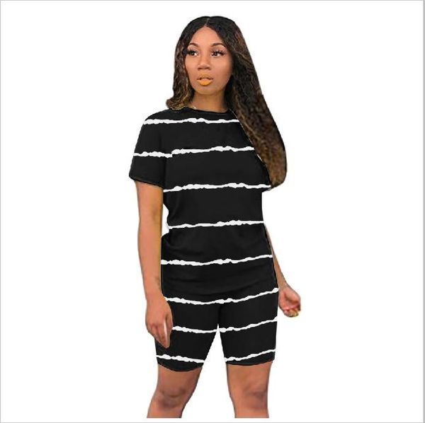 women's tracksuits women casual two piece suit o neck short sleeve print striped comfortable loose plus maxi size over home style femin, Gray
women's tracksuits women casual two piece suit o neck short sleeve print striped comfortable loose plus maxi size over home style femin, Gray