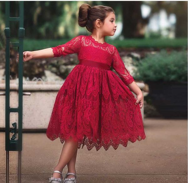arrivals children girls dress spring summer half sleeve cotton lace red dress girl sashes bow princess ball gown dress 210713, Red;yellow
arrivals children girls dress spring summer half sleeve cotton lace red dress girl sashes bow princess ball gown dress 210713, Red;yellow