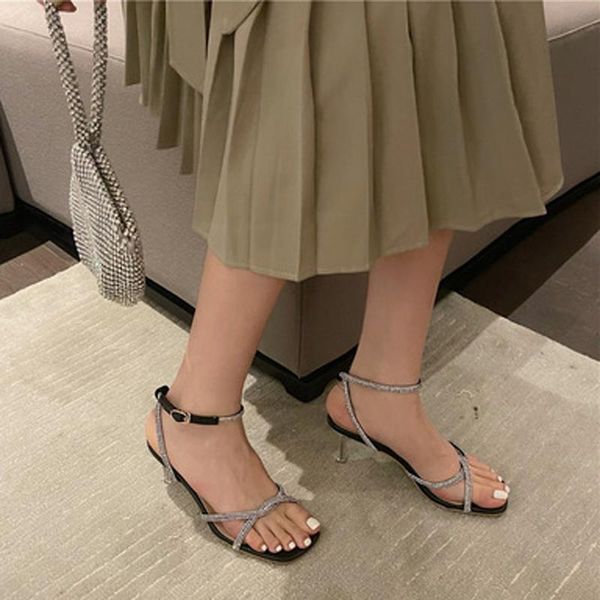 dress shoes women open toe high heels sandals with rhinestone 2021 summer fashion mixed colors stiletto buckle strap female sexy, Black
dress shoes women open toe high heels sandals with rhinestone 2021 summer fashion mixed colors stiletto buckle strap female sexy, Black