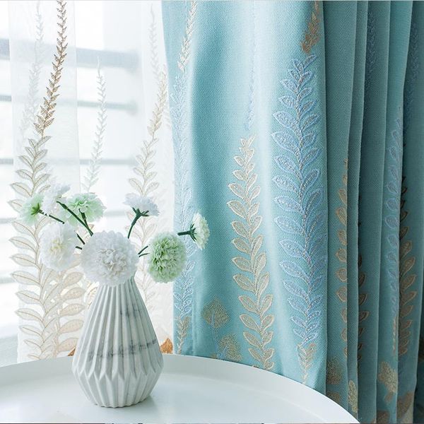 curtain & drapes luxury curtains for bedroom thick window living room customized plants embroidered simple nordic blinds
curtain & drapes luxury curtains for bedroom thick window living room customized plants embroidered simple nordic blinds