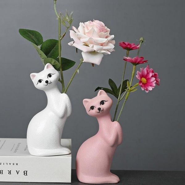 planters & pots ceramic vases creative white cat smiling dry vase living room office deskflower arrangement dried home decor
planters & pots ceramic vases creative white cat smiling dry vase living room office deskflower arrangement dried home decor