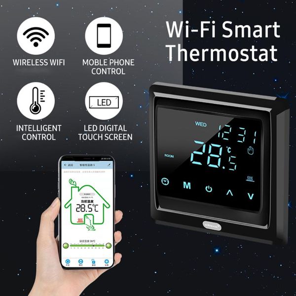 smart home control wi-fi thermostat 16a digital temperature controller underfloor heating app remote weekly circulation programmable
smart home control wi-fi thermostat 16a digital temperature controller underfloor heating app remote weekly circulation programmable