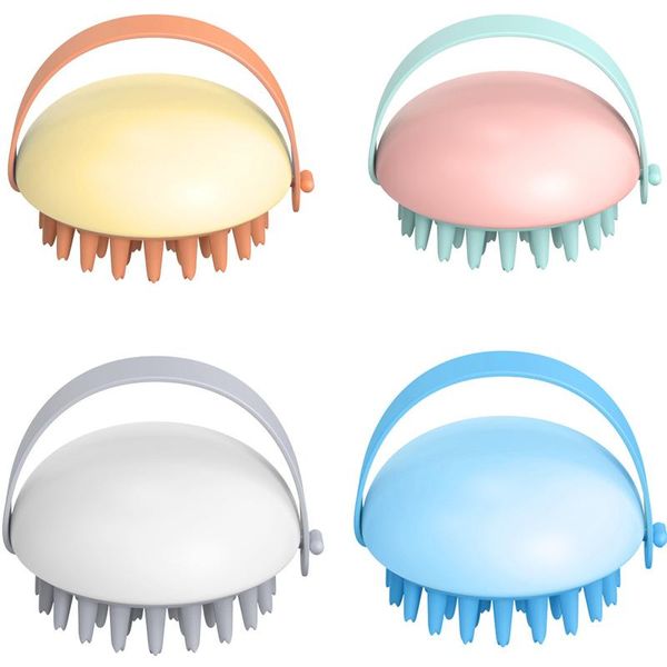 hair brushes handheld silicone scalp shampoo massage brush washing shower massager clean bath cleaning comb, Silver
hair brushes handheld silicone scalp shampoo massage brush washing shower massager clean bath cleaning comb, Silver