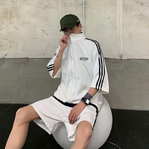 bxyichen original sports suit tide men tracksuits brand korean version with trendy handsome hong kong style casual two piece, Gray
bxyichen original sports suit tide men tracksuits brand korean version with trendy handsome hong kong style casual two piece, Gray