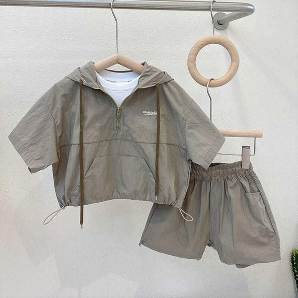 summer short sleeved suit korean boy baby comfortable western style hooded zipper lightweight breathable two piece, White
summer short sleeved suit korean boy baby comfortable western style hooded zipper lightweight breathable two piece, White