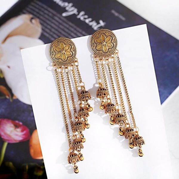 dangle & chandelier 2021 india earrings vintage bell beads flower for women baroque bohemian long jewelry brincos, Silver
dangle & chandelier 2021 india earrings vintage bell beads flower for women baroque bohemian long jewelry brincos, Silver