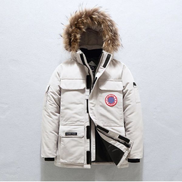 white duck feather men's et, custom label, zipper, fur collar, thick coat, windproof and warm in winter, Black
white duck feather men's et, custom label, zipper, fur collar, thick coat, windproof and warm in winter, Black