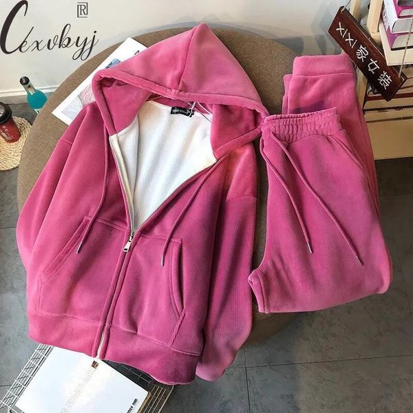 women's two piece pants thick warm sportswear jogger sets for women solid colors hooded zip up coat+loose peice casual velvet tracksuit, White
women's two piece pants thick warm sportswear jogger sets for women solid colors hooded zip up coat+loose peice casual velvet tracksuit, White