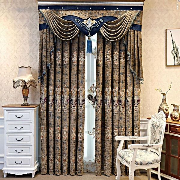 curtain & drapes luxury european style curtains for living room bedroom jacquard embroidery valance window treatment home decoration
curtain & drapes luxury european style curtains for living room bedroom jacquard embroidery valance window treatment home decoration