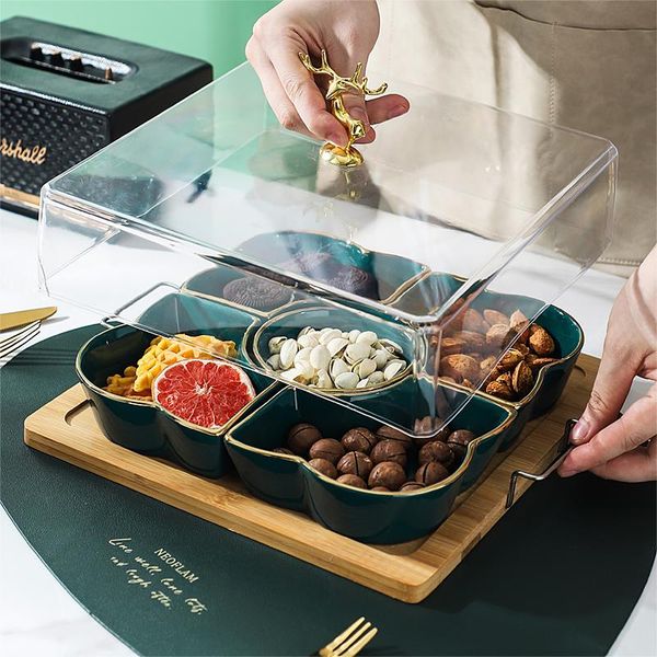 storage bottles & jars ceramic snack box candy fruit plate food container organizer with lid kitchen cuisine household items df50pg
storage bottles & jars ceramic snack box candy fruit plate food container organizer with lid kitchen cuisine household items df50pg