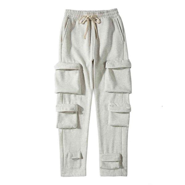 men's pants high street loose casual pants high heavy industry leisure multi pocket plush straight tube trousers for men and women jcny, Black
men's pants high street loose casual pants high heavy industry leisure multi pocket plush straight tube trousers for men and women jcny, Black