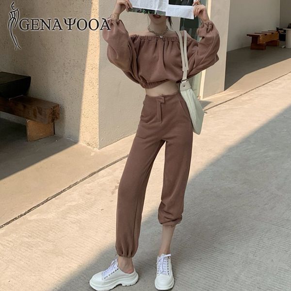 genayooa korean casual two piece set and pants crop hoodies tracksuit women club outfits arrival 210417, White
genayooa korean casual two piece set and pants crop hoodies tracksuit women club outfits arrival 210417, White