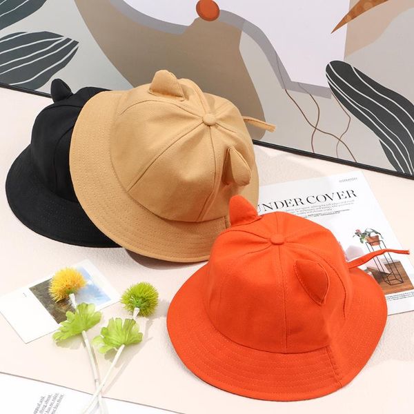 wide brim hats solid color cotton cute cartoon cat ear bucket hat fisherman sun cap for women kids outdoor travel, Blue;gray
wide brim hats solid color cotton cute cartoon cat ear bucket hat fisherman sun cap for women kids outdoor travel, Blue;gray