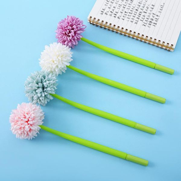 gel pens 12pcs ping pong chrysanthemum silicone plastic flower boutique pen creative personality black signature stationery
gel pens 12pcs ping pong chrysanthemum silicone plastic flower boutique pen creative personality black signature stationery