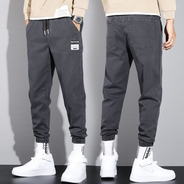 spring and autumn harlan legged men's work clothes brand loose regular thin nine point casual pants fashion, Blue
spring and autumn harlan legged men's work clothes brand loose regular thin nine point casual pants fashion, Blue