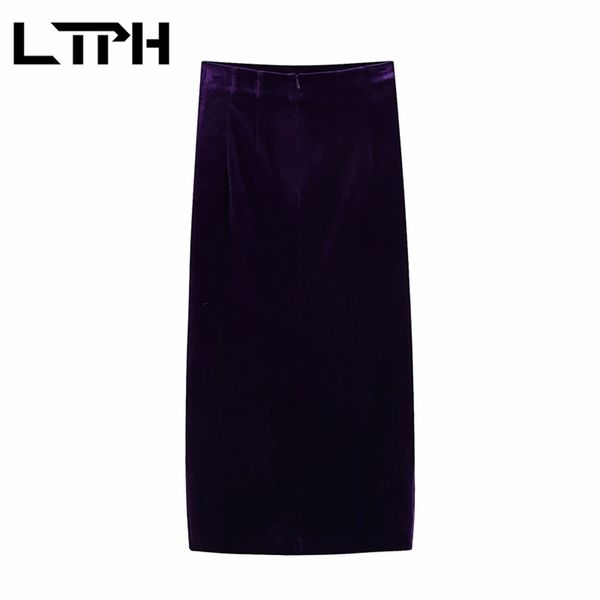 ltph korean high waist back zipper women skirts velvet texture folds slim mid-length side slit skirt spring autumn 210423, Black;gray
ltph korean high waist back zipper women skirts velvet texture folds slim mid-length side slit skirt spring autumn 210423, Black;gray