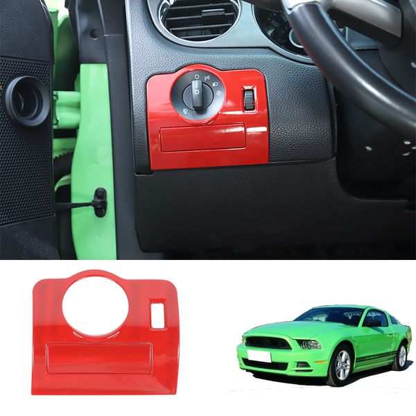 red abs car headlight switch panel decoration for ford mustang 2009-2013 interior accessories 2pcs
red abs car headlight switch panel decoration for ford mustang 2009-2013 interior accessories 2pcs