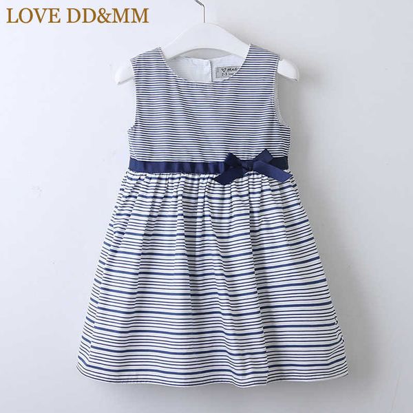 love dd&mm girls dresses summer children's wear girls fashion sweet striped waist bow sleeveless vest dress 210715, Red;yellow
love dd&mm girls dresses summer children's wear girls fashion sweet striped waist bow sleeveless vest dress 210715, Red;yellow